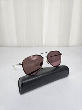 G-Star Raw Brycan Aviator Sunglasses (GS122S-045) Silver/Violet Pink In Case
